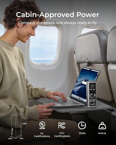 TALIX 140W Power Bank, 20000mAh Laptop Power Bank, PD 3.1 Fast Charging Portable Charger with 3 Ports, Digital Display, Battery Pack for MacBook, Lenovo, Dell, iPhone, Samsung, TSA Approved in Kuwait