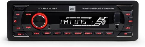 JBL Celebrity100 Single DIN Bluetooth Car Stereo w/USB/AUX/SD MP3 Receiver + Audiobank 6x9" & 6.5" Coaxial Speakers - Complete Car Audio Upgrade Kit in Saudi Arabia