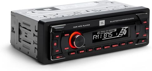 JBL Celebrity100 Single DIN Bluetooth Car Stereo w/USB/AUX/SD MP3 Receiver + Audiobank 6x9" & 6.5" Coaxial Speakers - Complete Car Audio Upgrade Kit in Saudi Arabia
