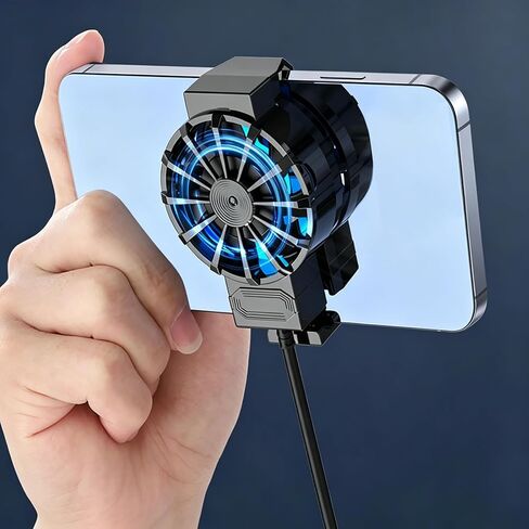 Portable Mobile Phone Cooling Fan, Phone Cooler, Phone Fan Temperature Reducer, A Must-have Gadget For Gaming and Live Streaming in Saudi Arabia