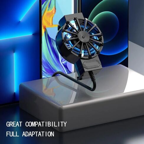 Portable Mobile Phone Cooling Fan, Phone Cooler, Phone Fan Temperature Reducer, A Must-have Gadget For Gaming and Live Streaming in Saudi Arabia