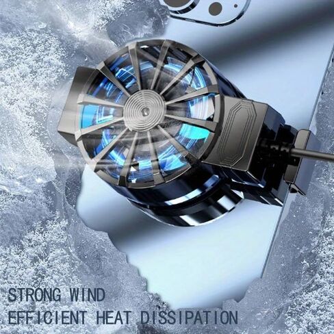 Portable Mobile Phone Cooling Fan, Phone Cooler, Phone Fan Temperature Reducer, A Must-have Gadget For Gaming and Live Streaming in Saudi Arabia