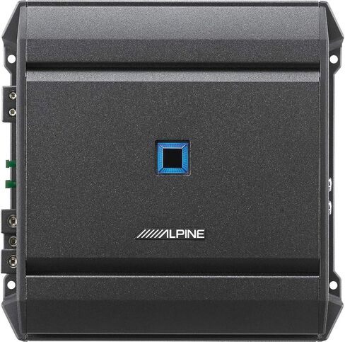 American Sound Connection Compatible with 2007-2013 Chevy Silverado Ext Cab Truck Alpine Type S S-W12D4 Single 12 Sub Box Enclosure with S-A60M Amplifier & 4GA Amp Kit in Saudi Arabia