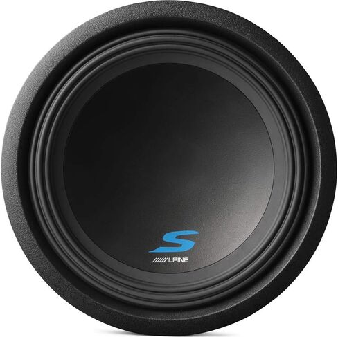 American Sound Connection Compatible with 2007-2013 Chevy Silverado Ext Cab Truck Alpine Type S S-W12D4 Single 12 Sub Box Enclosure with S-A60M Amplifier & 4GA Amp Kit in Saudi Arabia