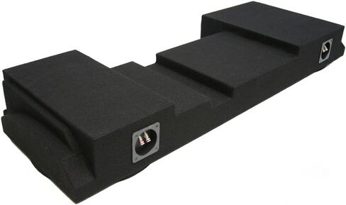 اتصال الصوت الأمريكي GM2X12-AV-ECL-US متوافق مع شاحنة Chevy Silverado 2500HD Crew Cab Truck 2002-2013 12 بوصة حاوية صندوق فرعي و43C124 150W RMS 4 أوم مزدوج 12 بوصة مضخم صوت in Saudi Arabia