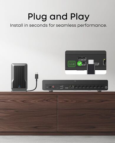 وحدة eufy NVR Wi‑Fi، فقط لنظام eufy PoE NVR، تدعم ما يصل إلى 16 كاميرا Wi-Fi eufy، وأجراس باب فيديو و32 مستشعرًا eufy، تكامل الأمان الموحد، راجع قائمة التوافق أدناه in Saudi Arabia