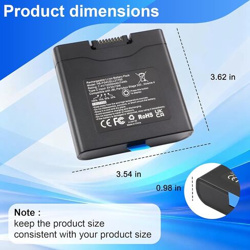 MULS 10000mAh Replacement Battery for PartyBox Stage 320 & Xtreme 4 Portable Speaker, 7.4V 74Wh Rechargeable Battery 400 with USB-C Port in Saudi Arabia
