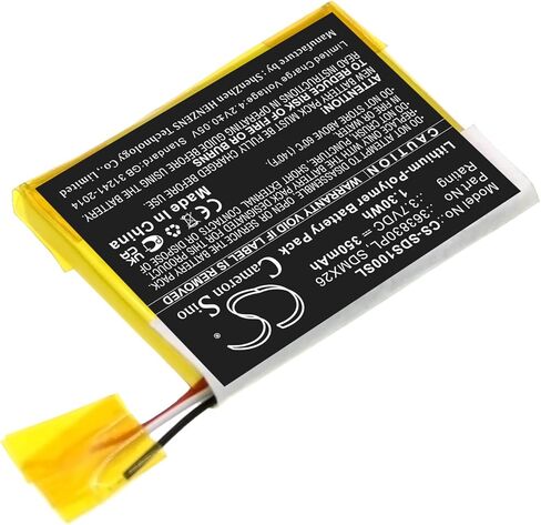 بطارية كاميرون سينو لجهاز سانديسك كليب جام، سانسا كليب PN:Sandisk 363830PL، SDMX26 350 مللي أمبير / 1.30 وات في الساعة in Saudi Arabia