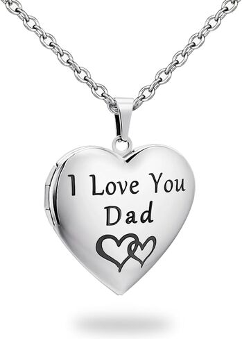 PHOCKSIN Personalized Locket Necklace for Women Photo Necklace with Customized Picture Birth Flower Birthstone Customizable Birthday Gifts in Saudi Arabia