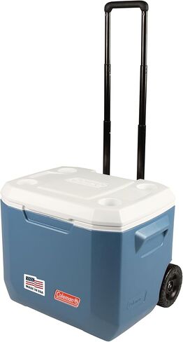 Coleman Xtreme Rolling Cooler with Wheels, Extra-Walled Insulation Keeps Ice up to 5 Days, Portable Wheeled Hard Chiller in Saudi Arabia