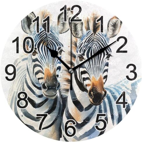 Blue Butterfly Wall Clock Non Ticking Silent Kitchen Clock Large Battery Operated Clocks 10 inch for Living Room Bedroom Decor in Kuwait