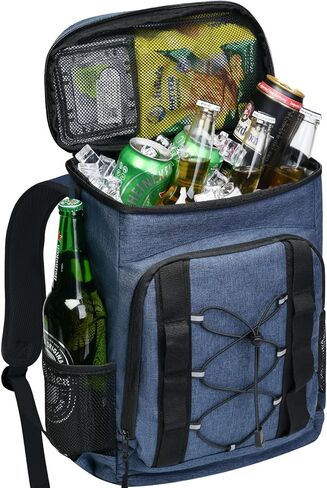 33 Cans Insulated Backpack Cooler - Leakproof Waterproof Lightweight Soft Coolers Bag for Camping Picnic Hiking Beach and Lunchbox Backpacks Bags-Leak Proof Ice Chest Back Pack in Saudi Arabia