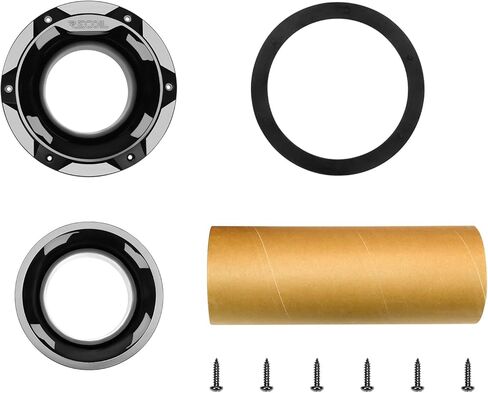 مجموعة منافذ Aero مقاس 4 بوصات من RECOIL AP4، وأنبوب جهير متوهج، ومشاعل من مادة ABS شديدة التحمل، وأنبوب من الورق المقوى مقاس 5.8 مم مقوى مقاس 12 بوصة، وتصميم منخفض الاضطراب، وترقية غلاف مضخم الصوت in Saudi Arabia