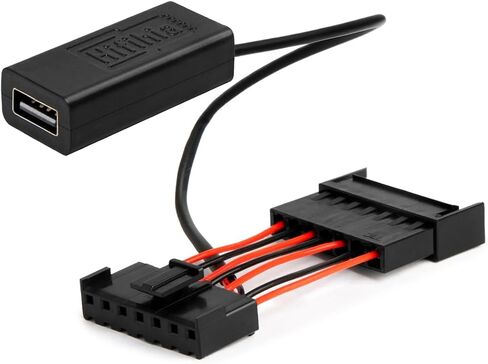 7-Pin Type Dash Cam Power Adapter for Toyota 2019-2020 4RUNNER, Lexus 2006-2009 GX470, 2007-2009 RX350, Nissan & Mitsubishi. Connects to Rearview Mirror Plug & Play, Easy to Install. in Saudi Arabia