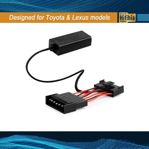 7-Pin Type Dash Cam Power Adapter for Toyota 2019-2020 4RUNNER, Lexus 2006-2009 GX470, 2007-2009 RX350, Nissan & Mitsubishi. Connects to Rearview Mirror Plug & Play, Easy to Install. in Saudi Arabia