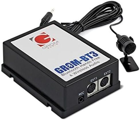 واجهة سيارة محول بلوتوث A2DP BMWSB3 من GROM، متوافقة مع سيارات BMW Mini المختارة؛ متوافق مع أندرويد آي بود آيفون؛ AUX قادر على-خلف الراديو in Kuwait