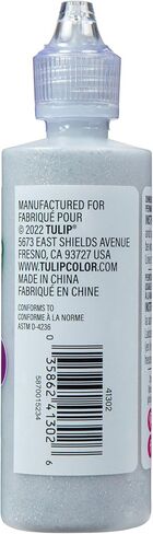 I Love To Create Tulip Dimensional Fabric Paint 4oz, Glitter - Silver in Saudi Arabia
