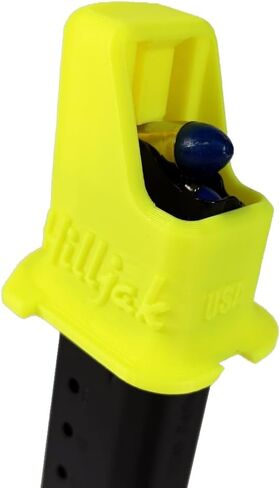 Magazine Speed Loader Compatible with S&W Bodyguard 2.0, Ruger LCP 380 Max. No More Sore Fingers. Quickie Loader - HiViz Yellow in Saudi Arabia