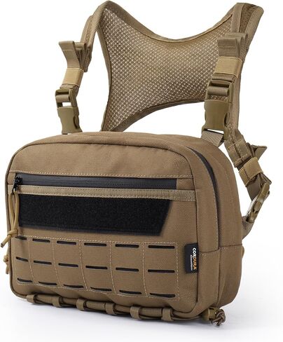 Mardingtop Chest Bag for Men,Outdoor Tactical Molle Vest Chest Pack for Running,Cycling,Hiking,EDC,Travel in Saudi Arabia