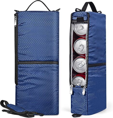 Golf Cooler Bag Golf Cooler Sleeve - Holds 6 Beer Cans or 2 Wine Bottles Cold Golf Accessories Gifts for Men Dad Husband, Insulated Beer Cooler for Golfing, Beach Days, Picnic in Saudi Arabia