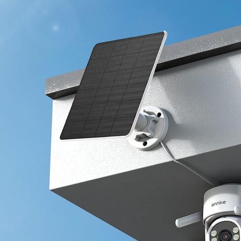 Solar Panels for Ring Camera Outdoor 5W Solar Panel Charger with USB-C&Plug for Spotlight Cam Plus&Stick Up Cam Pro.Waterproof IP65 360°Adjustable 9.8ft Cable (White) in Saudi Arabia