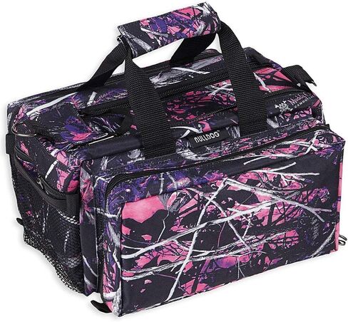 Bulldog Cases Deluxe Muddy Girl Range Bag with Strap, Camo/Black (Pack of 1) in Saudi Arabia