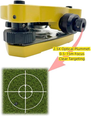 Tribrach أصفر مع عمود بصري ومحول ثابت، حامل خيط 5/8x11 للمحطة الشاملة، جهاز استقبال GPS GNSS، عمود المنشور، ملحق مسح ثلاثي القوائم in Kuwait