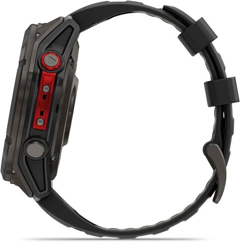 Garmin fēnix 8 Pro، شاشة MicroLED، 51 مم، ساعة ذكية Premium Multisport GPS مع تقنية inReach، Sapphire، DLC Titanium Bundle مع GPS City Microfiber Cloth وقبعة (010-03380-00) in Saudi Arabia