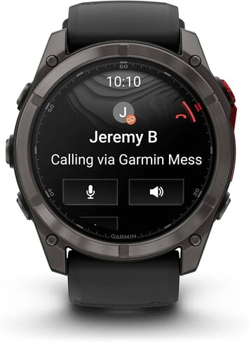 Garmin fēnix 8 Pro، شاشة MicroLED، 51 مم، ساعة ذكية Premium Multisport GPS مع تقنية inReach، Sapphire، DLC Titanium Bundle مع GPS City Microfiber Cloth وقبعة (010-03380-00) in Saudi Arabia