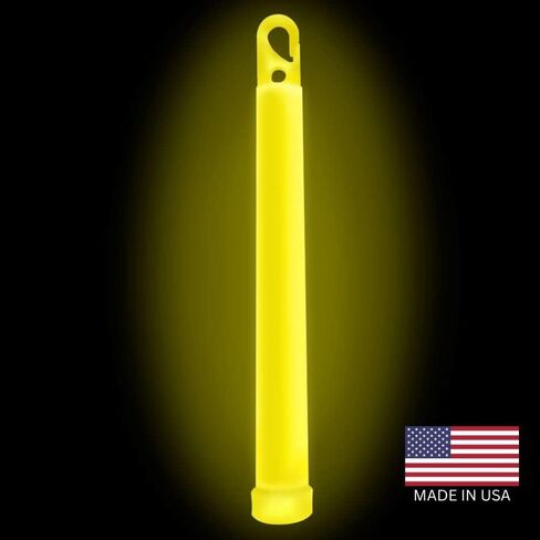 Yellow 6" Emergency Safety Glow Sticks -10 Pack in Saudi Arabia