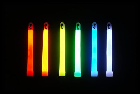 Yellow 6" Emergency Safety Glow Sticks -10 Pack in Saudi Arabia
