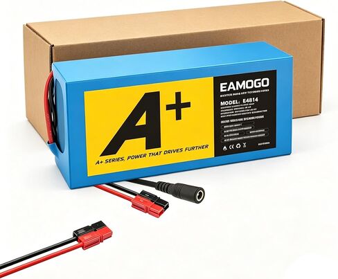 36V 14Ah Rechargeable Energy Pack with 20A BMS, Anderson Connector and 2A Adapter for 100W-600W General DIY Power Projects in Saudi Arabia