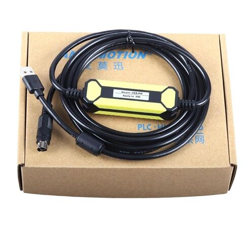 كابل برجمة USB-HW لسلسلة Haiwell E/S/H/C/T وحدة تحكم منطقية قابلة للبرمجة 4Pin Round RS232 HW خط التنزيل in Kuwait