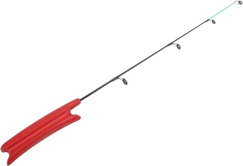 VINGVO Ice Fishing Rod, 38g Ceramic Stainless Steel Guide Eye, Lightweight Foam Handle, Fiberglass Shaft with Ergonomic Design, Ideal for Winter Fishing & Ice in Saudi Arabia