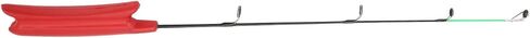 VINGVO Ice Fishing Rod, 38g Ceramic Stainless Steel Guide Eye, Lightweight Foam Handle, Fiberglass Shaft with Ergonomic Design, Ideal for Winter Fishing & Ice in Saudi Arabia