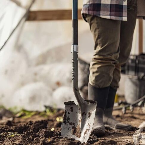 Gemplers Commercial Grade Round Point Shovel with Extended Socket (Fiberglass Handle, Measures 58" L Overall) in Saudi Arabia
