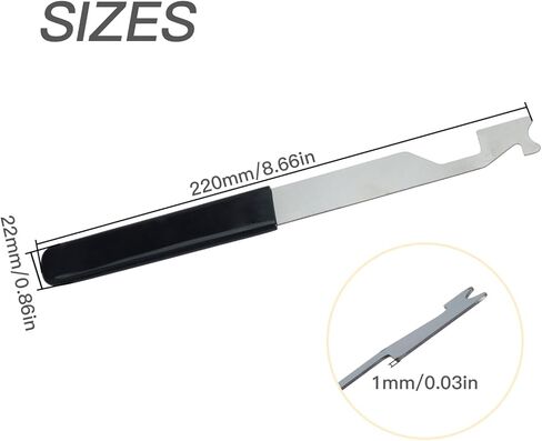 Saim Ultimate Multipurpose Shove Knife for First Responders – 1mm Thick Stainless Steel Firefighting Panel Tool, Non-Slip Handle, Heavy Duty Prying Tool for Emergency Access and Utility Tasks in Saudi Arabia