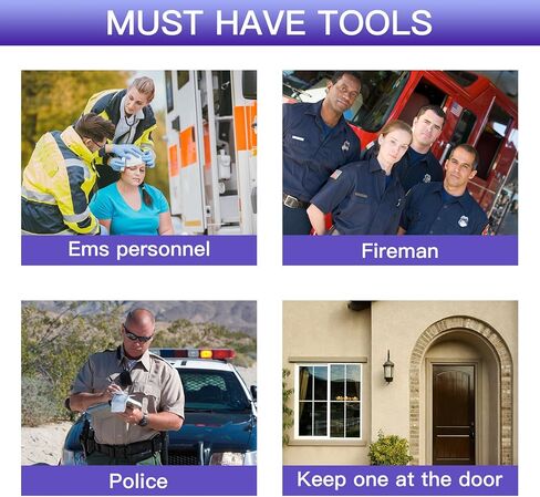 Saim Ultimate Multipurpose Shove Knife for First Responders – 1mm Thick Stainless Steel Firefighting Panel Tool, Non-Slip Handle, Heavy Duty Prying Tool for Emergency Access and Utility Tasks in Saudi Arabia