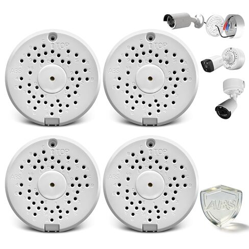 (ABS New) Security Camera Junction Box,Security Camera Bracket Outdoor,Plastic Waterproof Security Camera Mount Hide Cable Junction Box for Arlo Solar Panel Flip Cover Cable Cover in Saudi Arabia