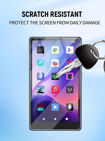 4.5" Screen Protector for PINHUI 4.5 Inch MP3 Player, Ultra-Thin Scratch-Resistant Soft Film (3-Pack, Not Tempered Glass) in Saudi Arabia
