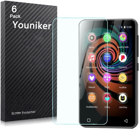 6 Pack Compatible with Innioasis G1 Screen Protector Film for Innioasis G3 4" MP3 Player Screen Protectors Foils Screen Cover Crystal Clear HD Anti-Scratch Anti-Fingerprint in Saudi Arabia