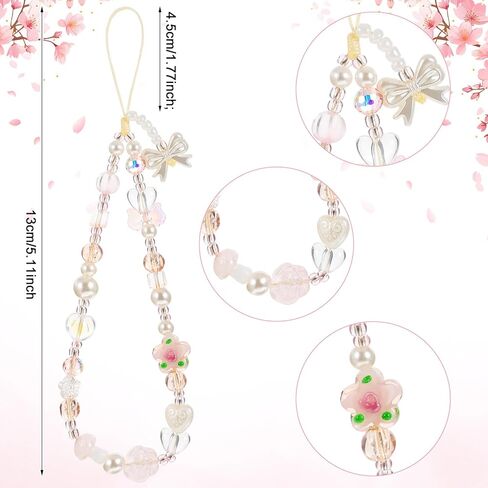 Pink Camera Charm Strap Beaded Digital Phone Charm Wrist Strap Keychain Wristlet Y2k Camera Wrist Straps Aesthetic Phone Case Charms For Wallet Bag Phones Case Accessories in Saudi Arabia