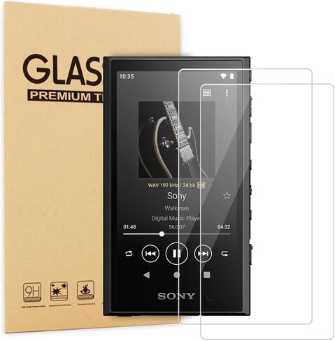 (2-Pack) High-Definition Clear Tempered Glass Screen Protector for Sony Walkman NW-A300 Series NW-A306 NW-A307 – Scratch-Resistant & Impact Protection in Saudi Arabia