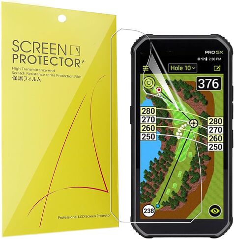 Lamshaw Compatible for Skycaddie Pro 5X Golf Screen Protector, [6 Pack] Full Coverage TPU Clear Film Compatible with Skycaddie Pro 5X Golf (6 Pack) in Saudi Arabia