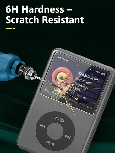 [4 عبوات] واقي شاشة مشغل MP3 من Innioasis Y1 - طبقة PET فائقة الوضوح مع صلابة 6H، طبقة واقية عالية الدقة مضادة للخدش وخالية من الفقاعات لمشغل الموسيقى Innioasis Y1 in Saudi Arabia