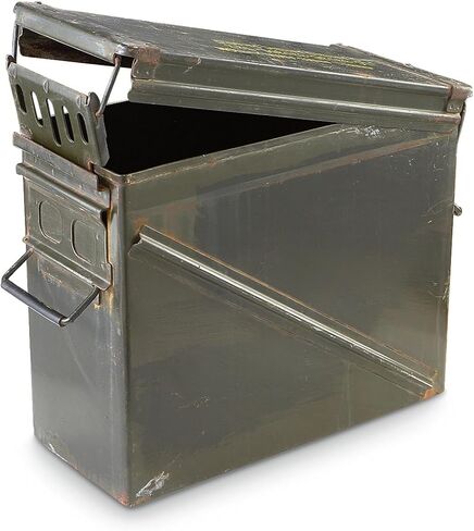 U.S. Military Surplus M548 20mm Ammo Can, Used in Saudi Arabia
