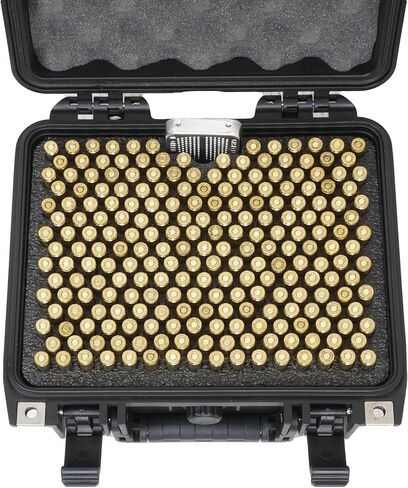 Case Club 684 Round 9mm Waterproof Long Term Ammo Storage Case - Includes Silica Gel Dessicant to help Absorb Moisture (Padlockable) in Saudi Arabia