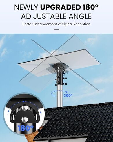حامل Starlink Gen 3، حامل Starlink Pole، محول أنابيب Starlink Gen 3 360 درجة مع تعديل متعدد الزوايا، يناسب أنابيب بقطر 1.2-2.2 بوصة، مناسب للحدائق المنزلية والاستخدام الخارجي. in Kuwait