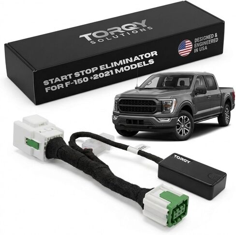 Torqy Auto Start Stop Eliminator for Ford F-150 2021-2026 - Plug & Play Autostop Eliminator Memory Module - Essential 2025 2024 F150 Accessories - No Coding Required, No Error Codes in Saudi Arabia