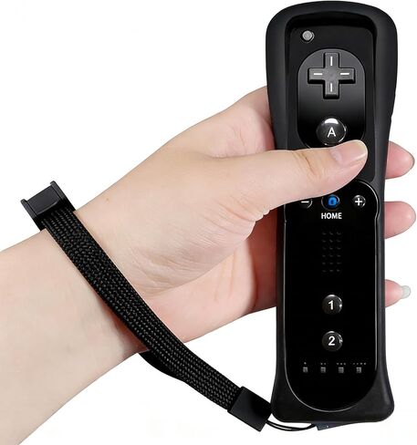 وحدة تحكم عن بعد Wii Remote JKSvrenthy لجهاز Wii/Wii U، وحدة تحكم Wii مع حافظة من السيليكون وحزام المعصم. in Kuwait